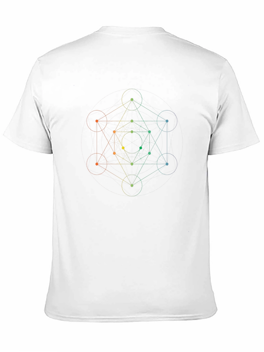 Geometric Design Black T-Shirt