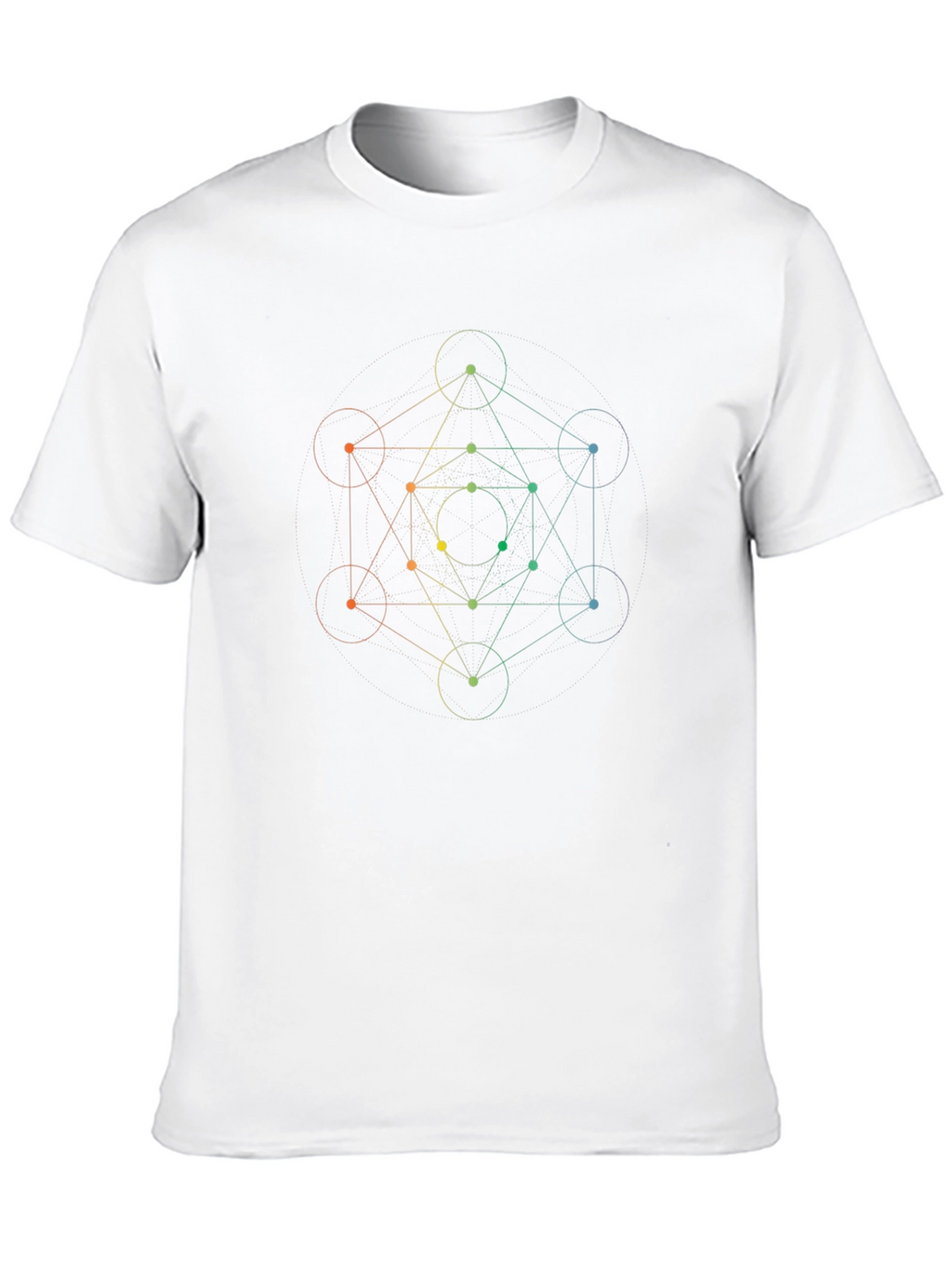 Geometric Design Black T-Shirt