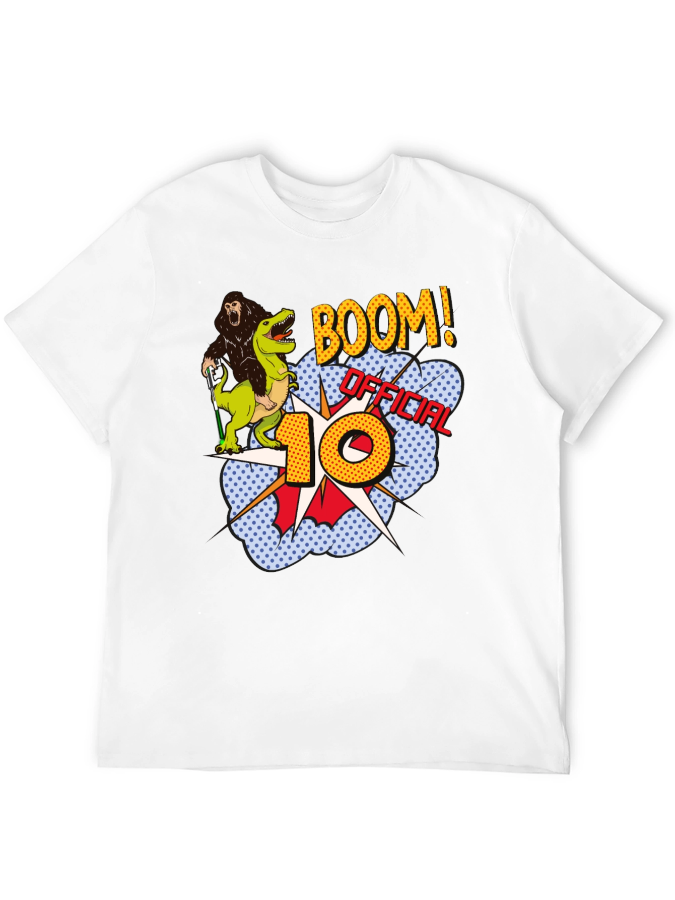 Boom! Official 10th Birthday Graphic T-Shirt