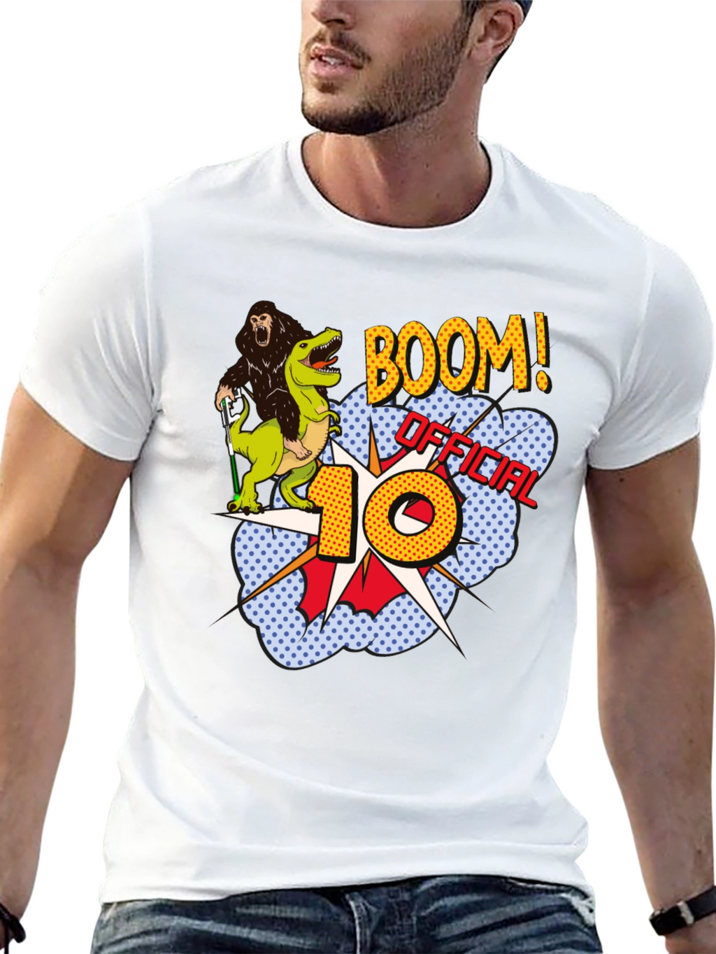Boom! Official 10th Birthday Graphic T-Shirt