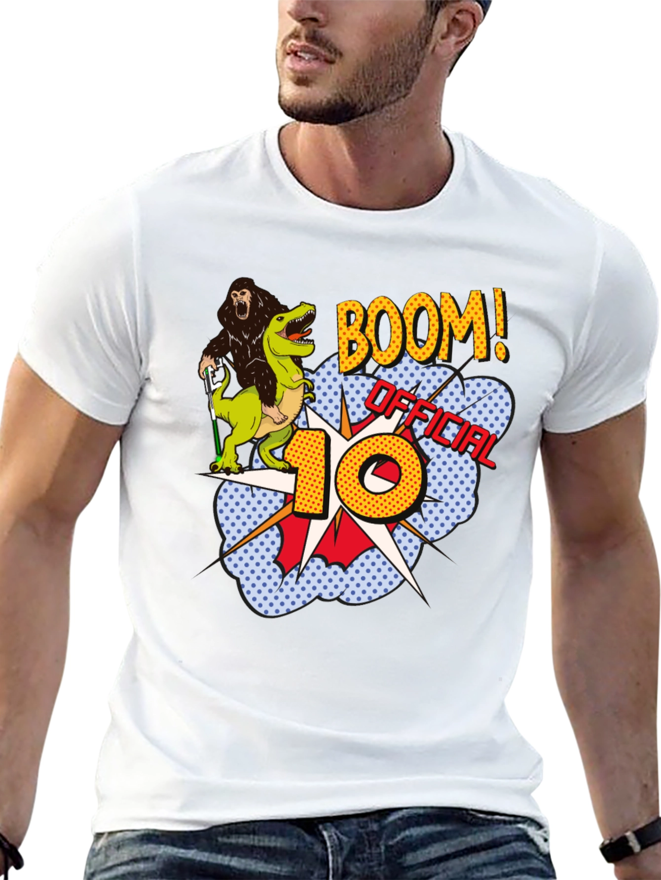 Boom! Official 10th Birthday Graphic T-Shirt