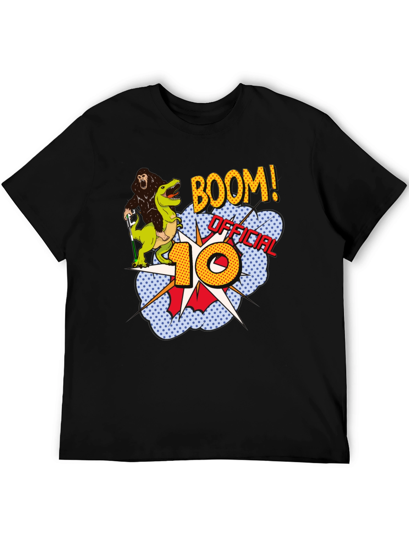 Boom! Official 10th Birthday Graphic T-Shirt