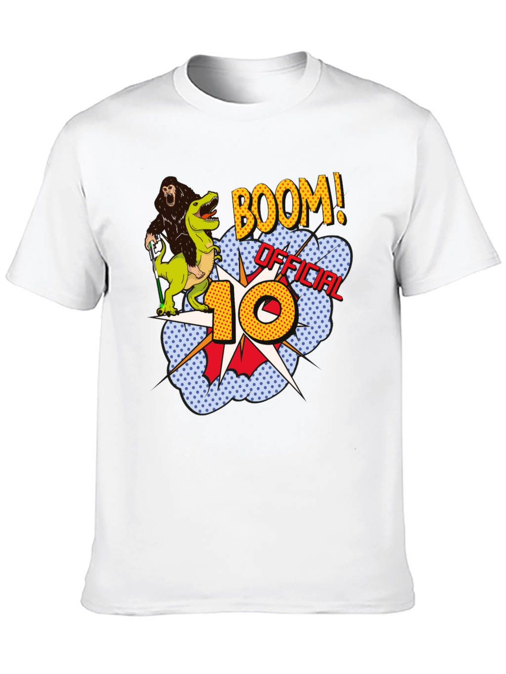 Boom! Official 10th Birthday Graphic T-Shirt
