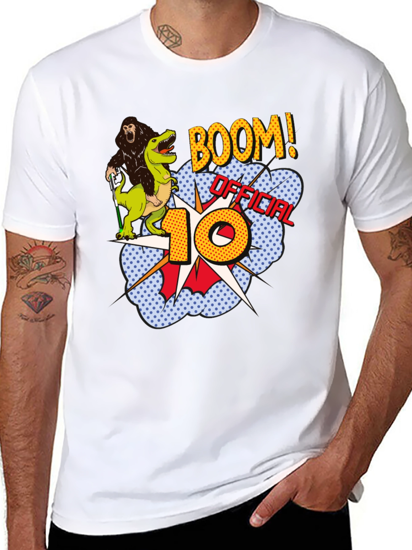 Boom! Official 10th Birthday Graphic T-Shirt