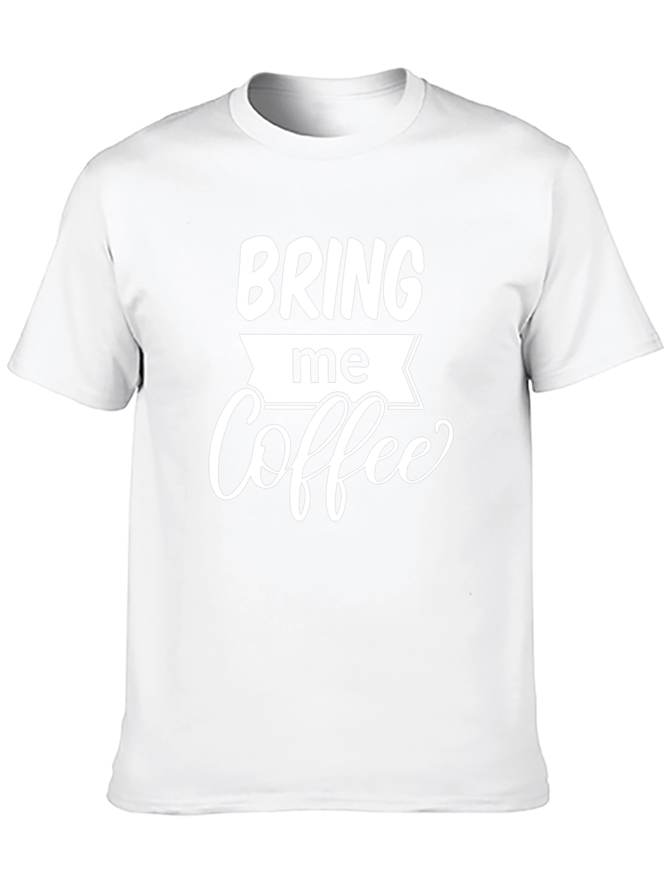 Bring Me Coffee Graphic Tee - Black Cotton T-Shirt