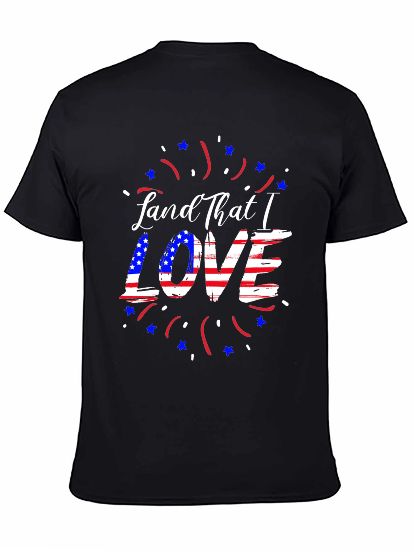 Patriotic Land That I Love Graphic Tee