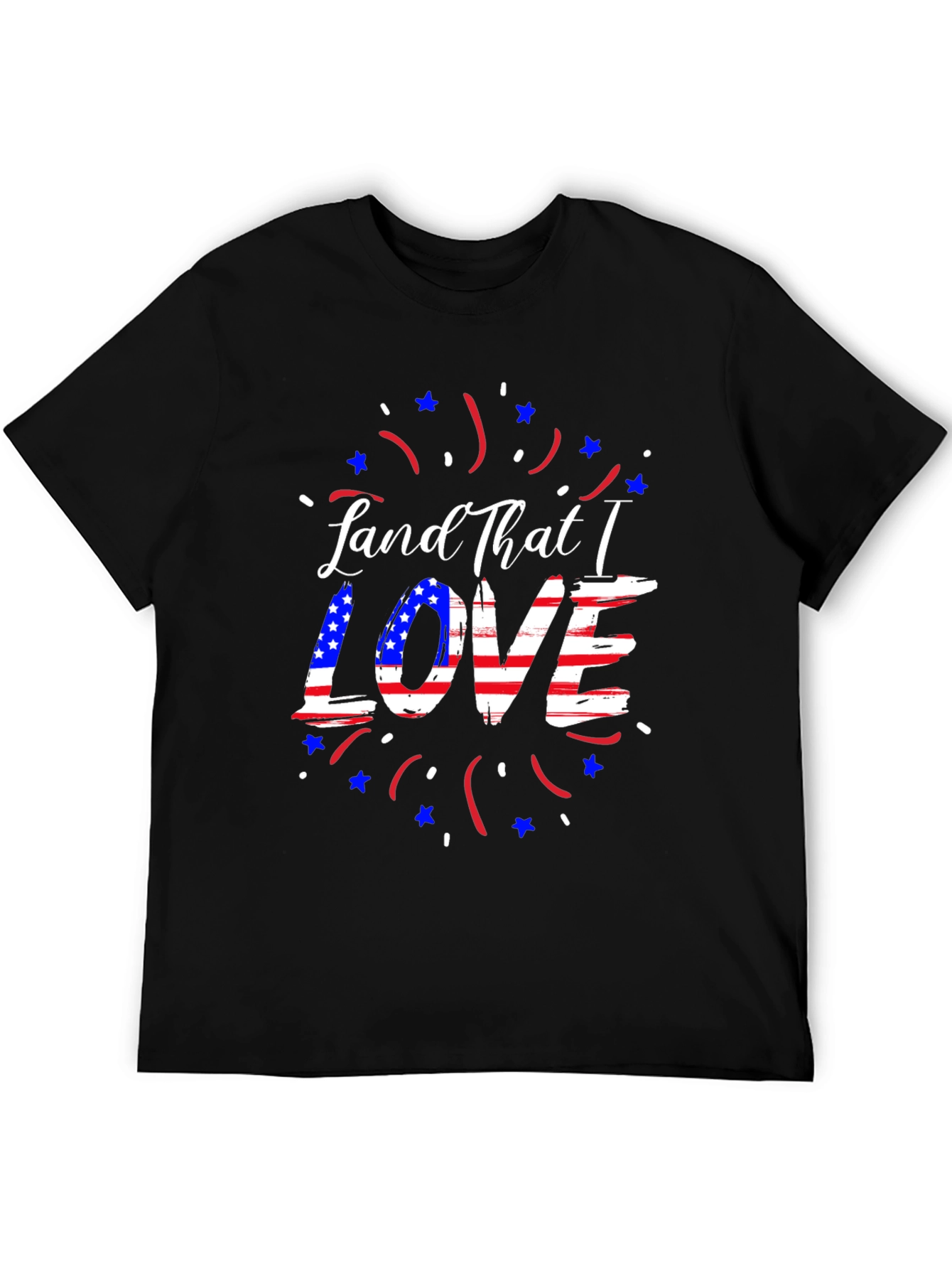 Patriotic Land That I Love Graphic Tee
