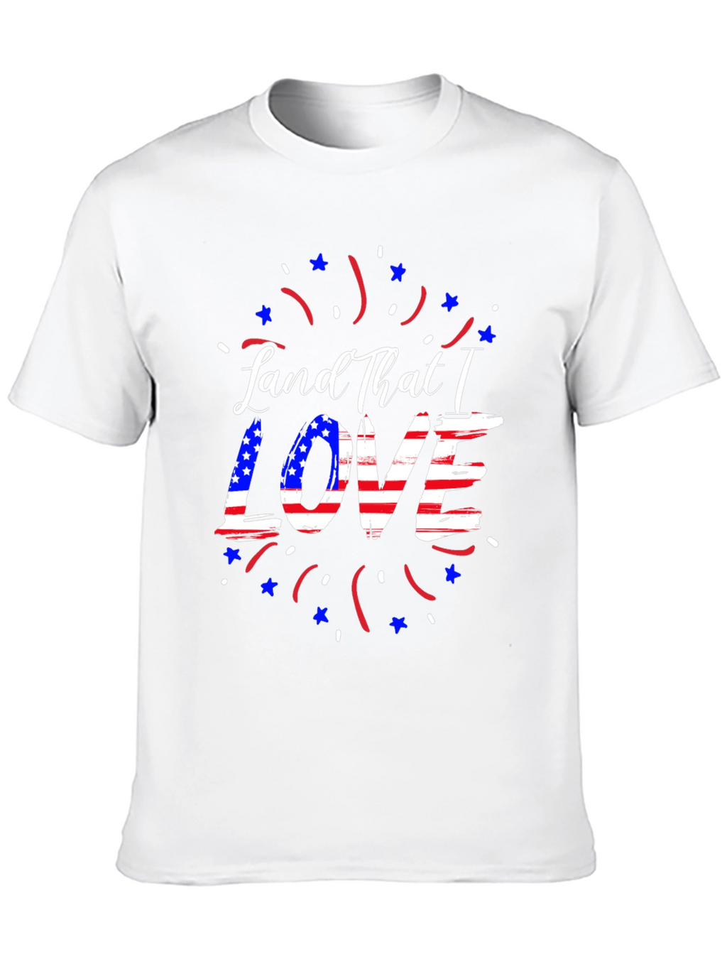 Patriotic Land That I Love Graphic Tee