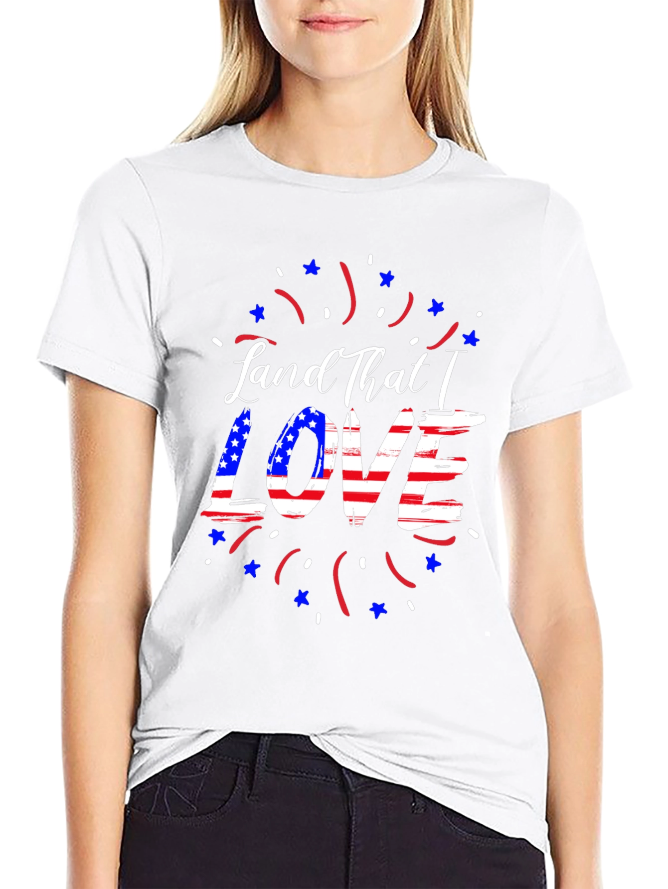 Patriotic Land That I Love Graphic Tee
