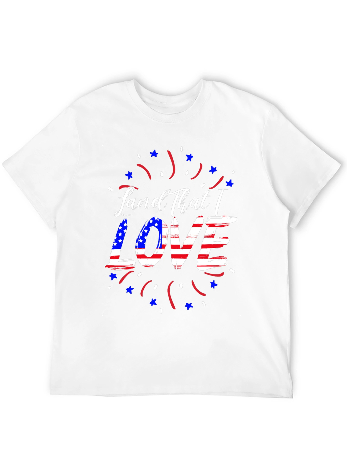 Patriotic Land That I Love Graphic Tee