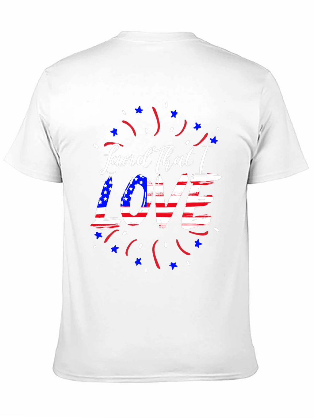 Patriotic Land That I Love Graphic Tee