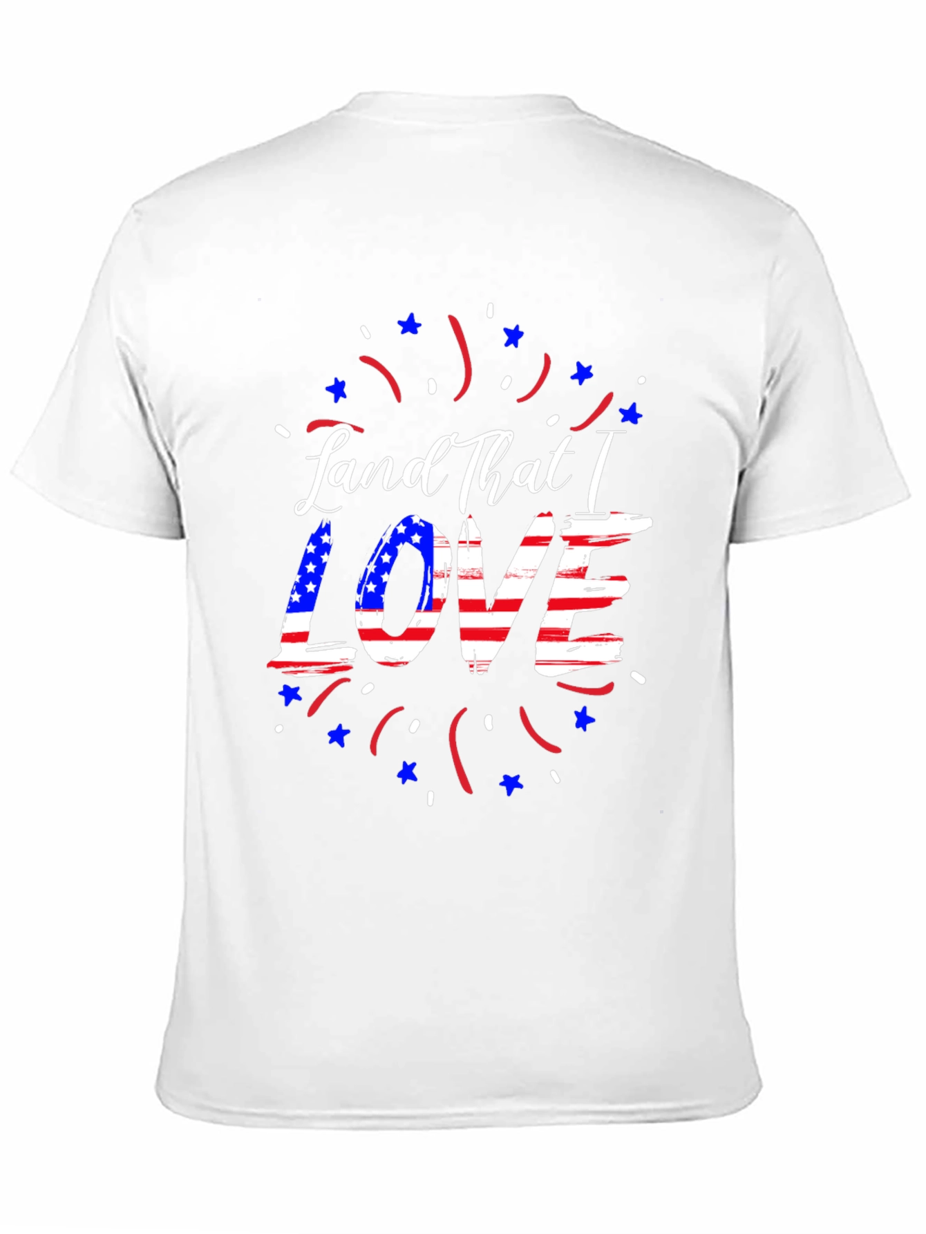 Patriotic Land That I Love Graphic Tee