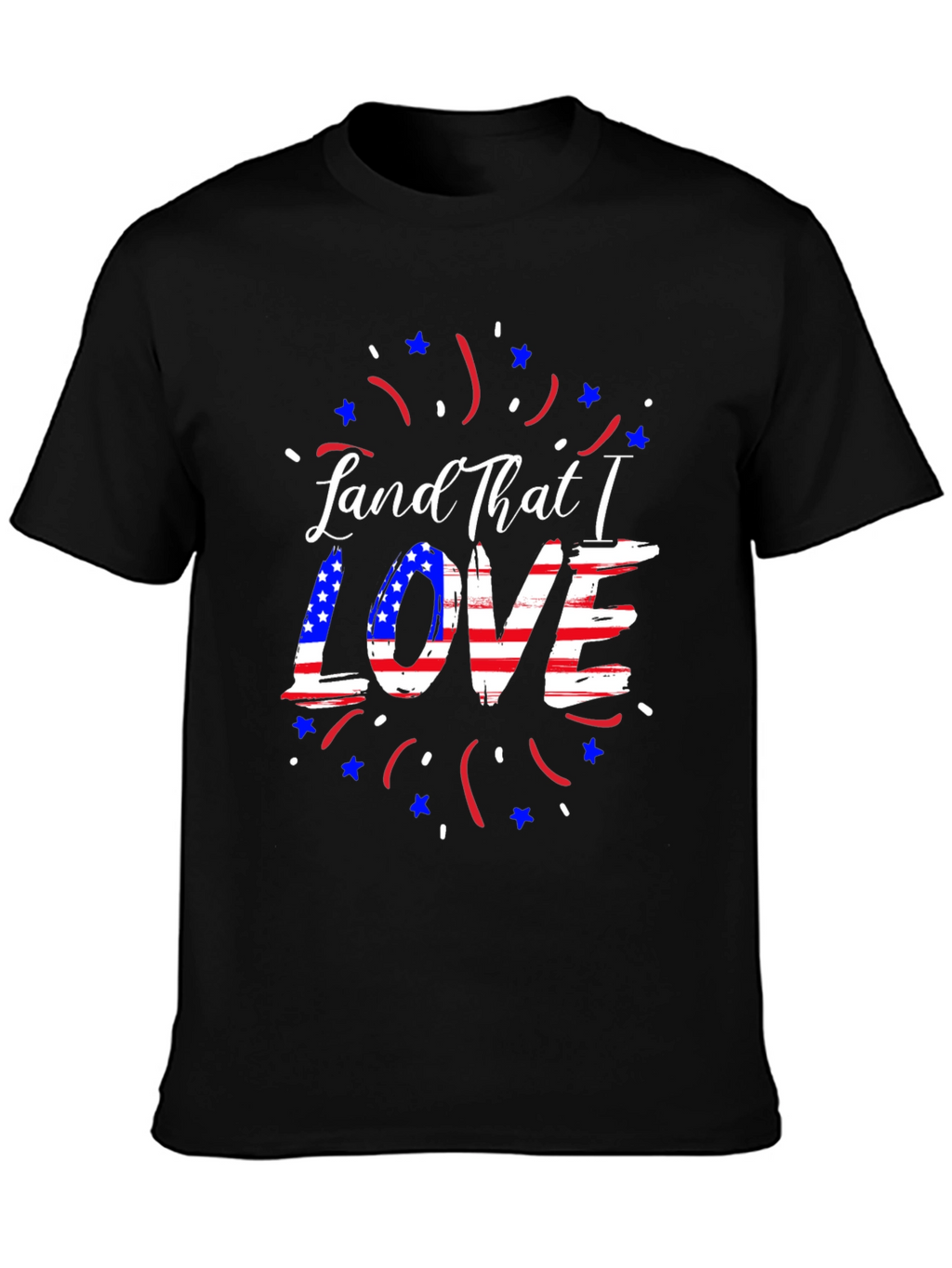 Patriotic Land That I Love Graphic Tee
