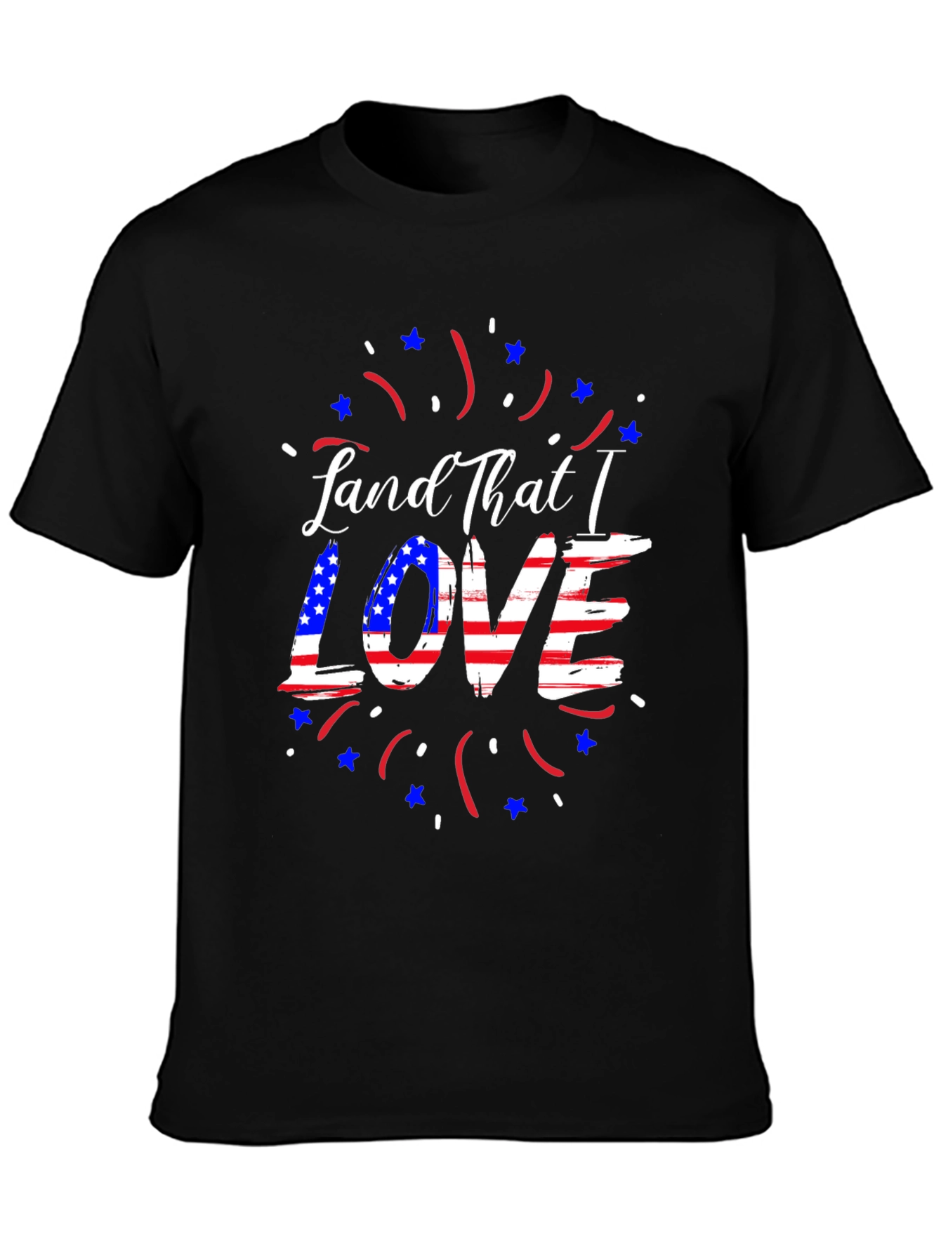 Patriotic Land That I Love Graphic Tee