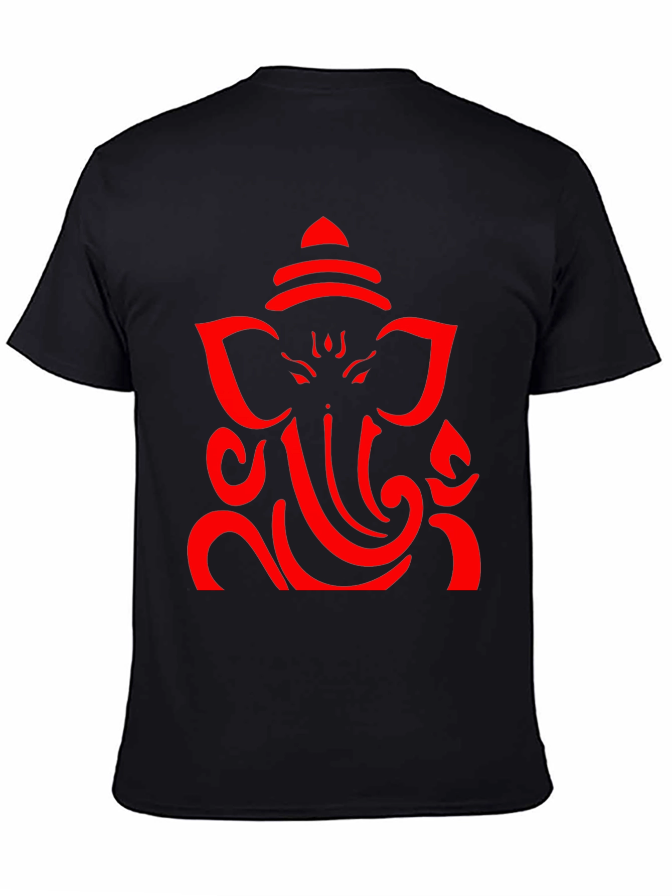 Ganesh Graphic Tee - Black Cotton T-Shirt