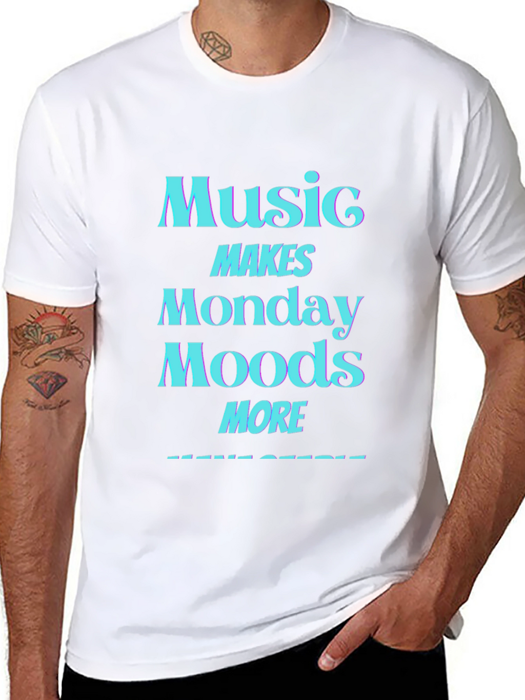 Music Makes Monday Moods More Awesome T-Shirt
