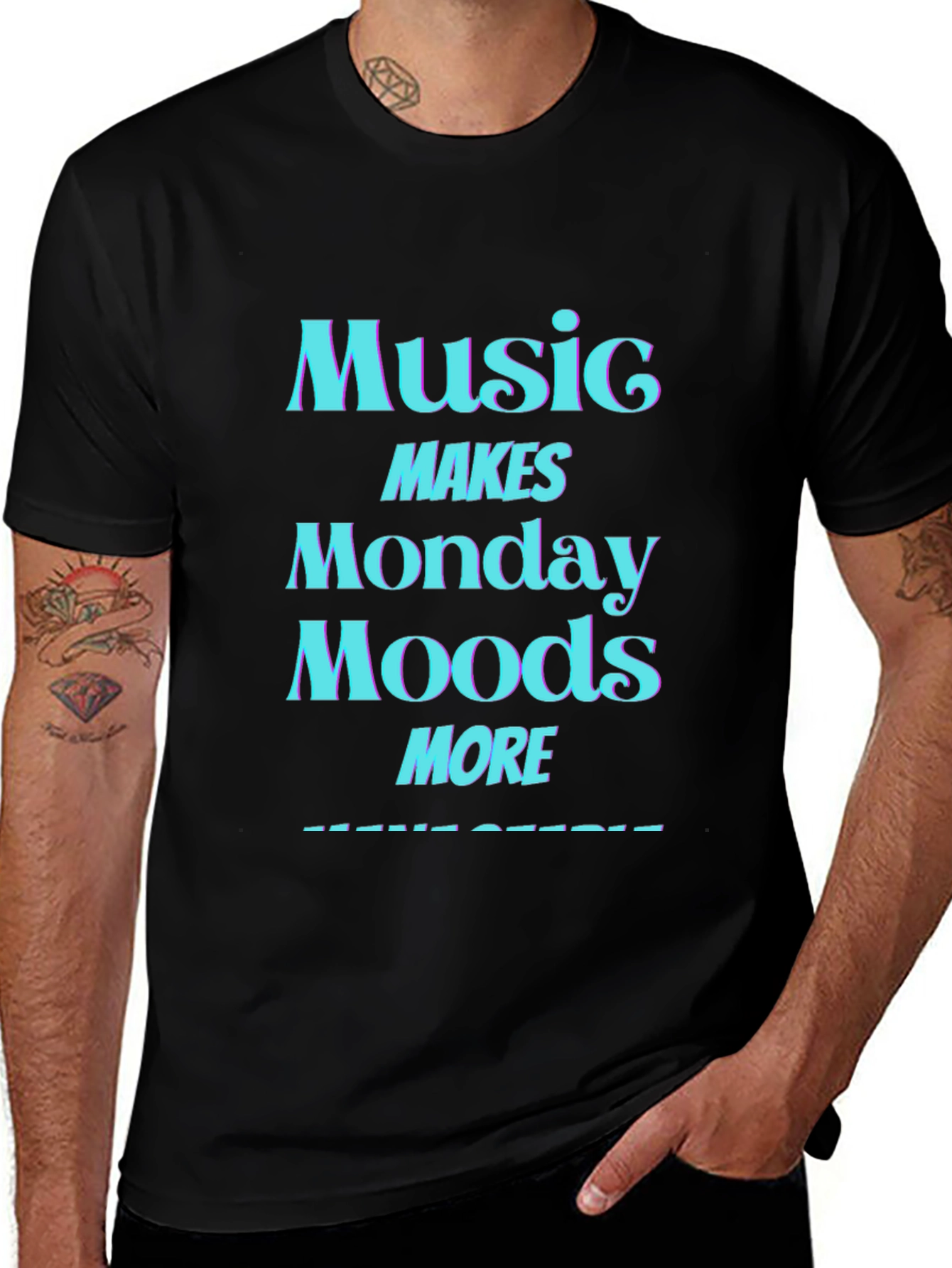 Music Makes Monday Moods More Awesome T-Shirt
