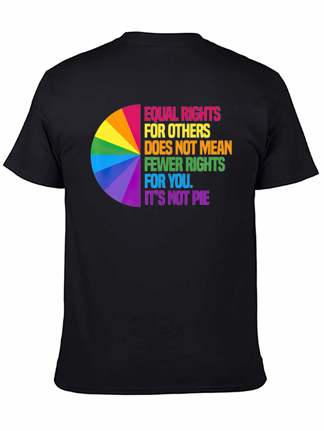Equality Pie Chart Graphic Tee - Rights for Others