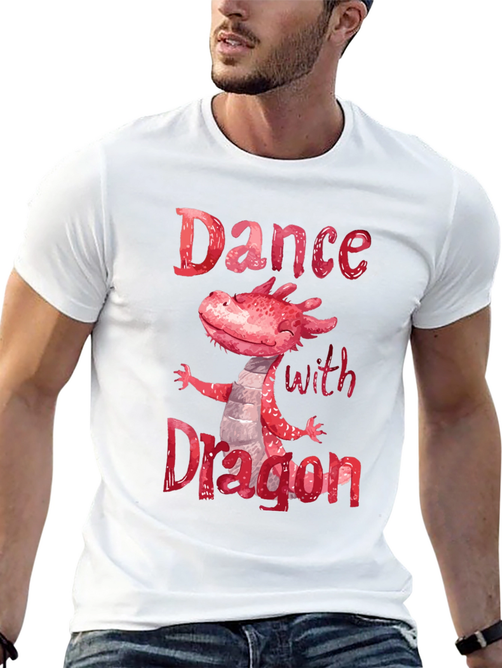 Dance With Dragon Graphic T-Shirt