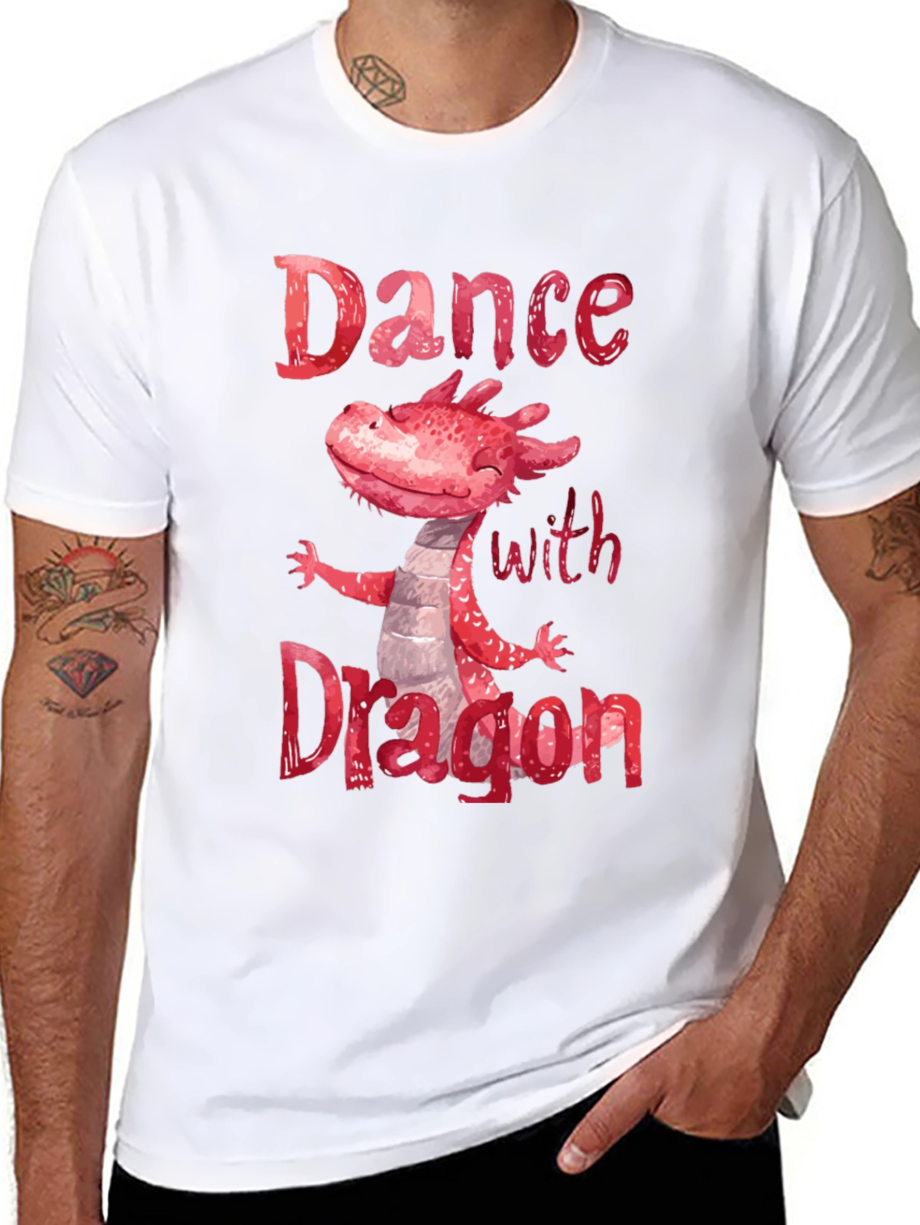 Dance With Dragon Graphic T-Shirt