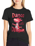 Dance With Dragon Graphic T-Shirt