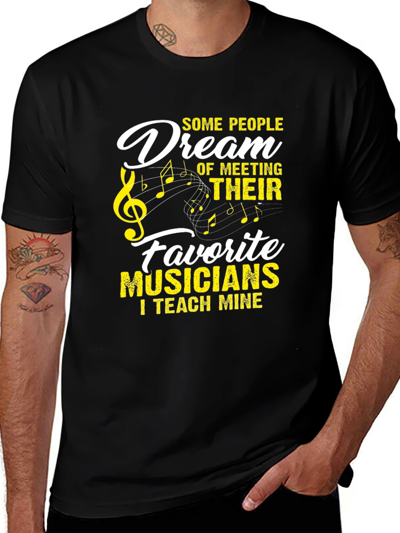 Musician Teacher Black T-Shirt