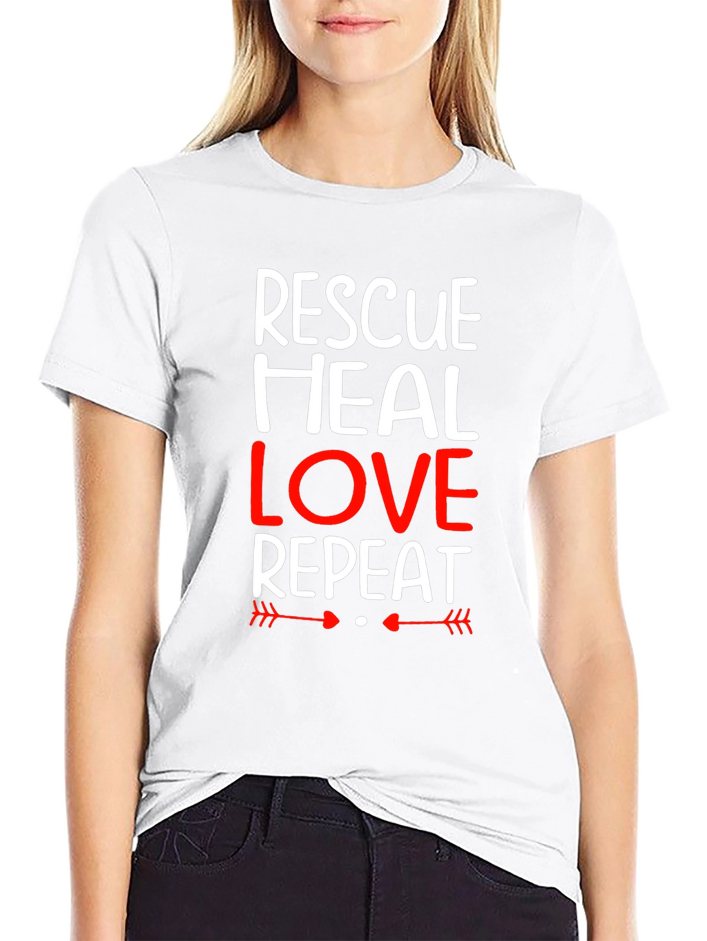 Rescue Heal Love Repeat T-Shirt