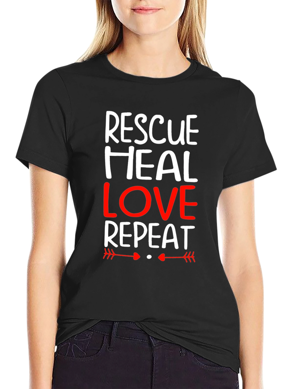 Rescue Heal Love Repeat T-Shirt