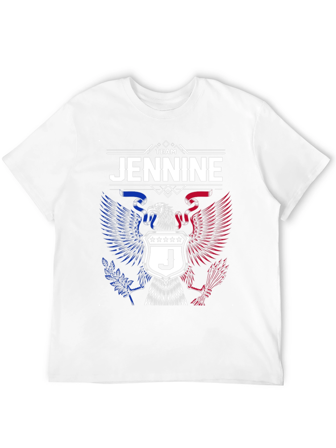 Team Jennine Eagle Crest Graphic T-Shirt