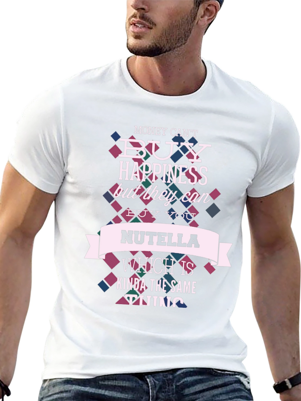 Nutella Happiness T-Shirt - Funny Novelty Tee