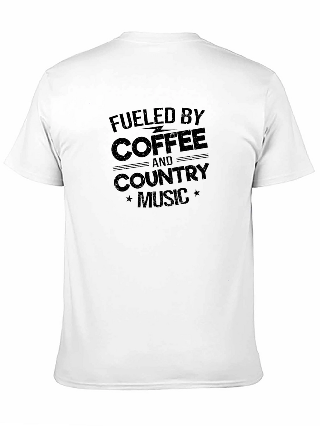 Fueled By Coffee & Country Music Graphic T-Shirt
