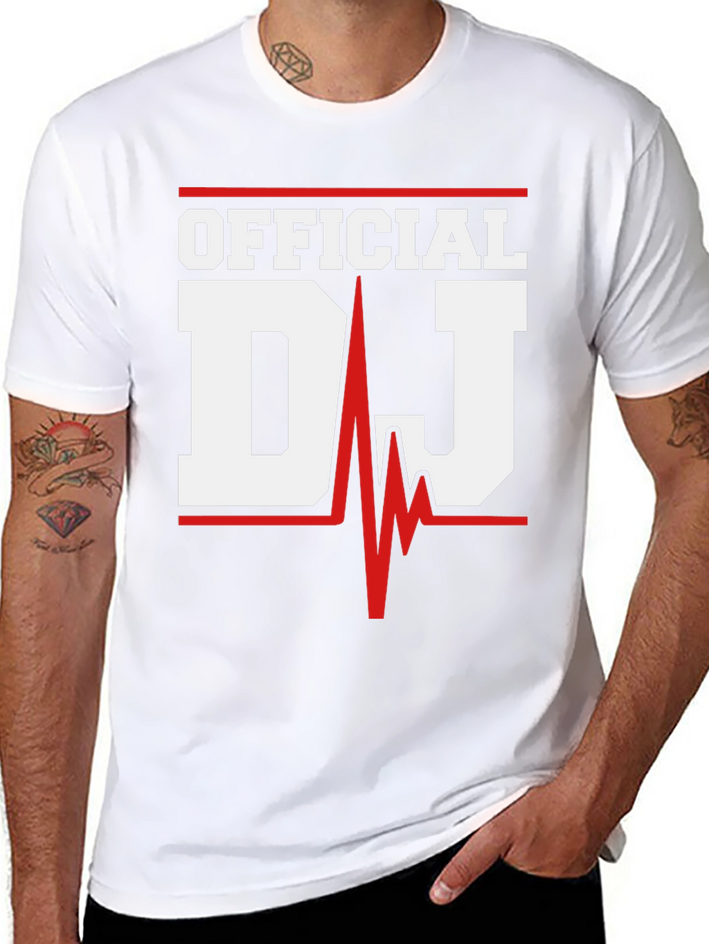 Official DJ Heartbeat Graphic T-Shirt