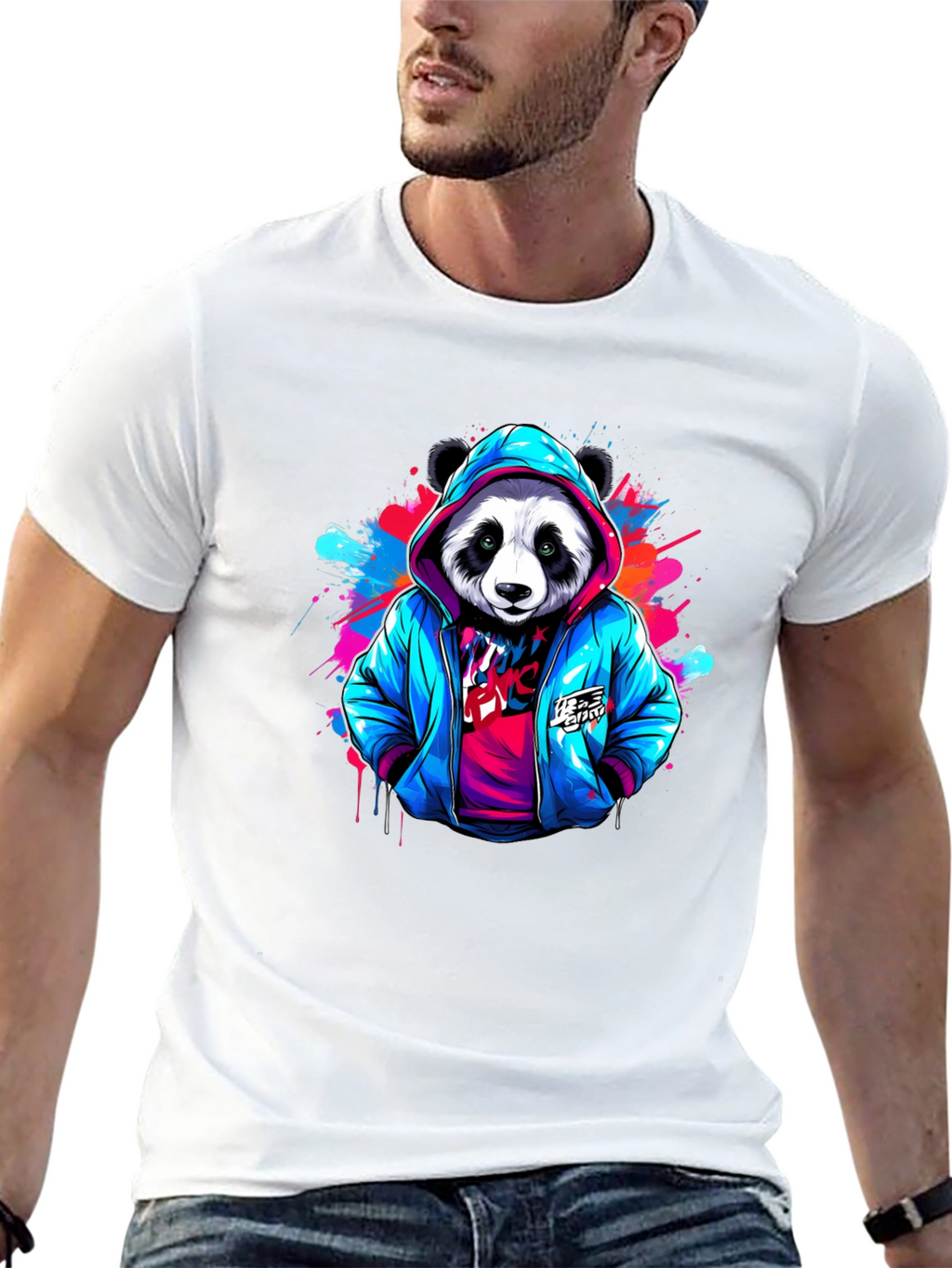 Cool Panda Graphic Tee - Streetwear Style