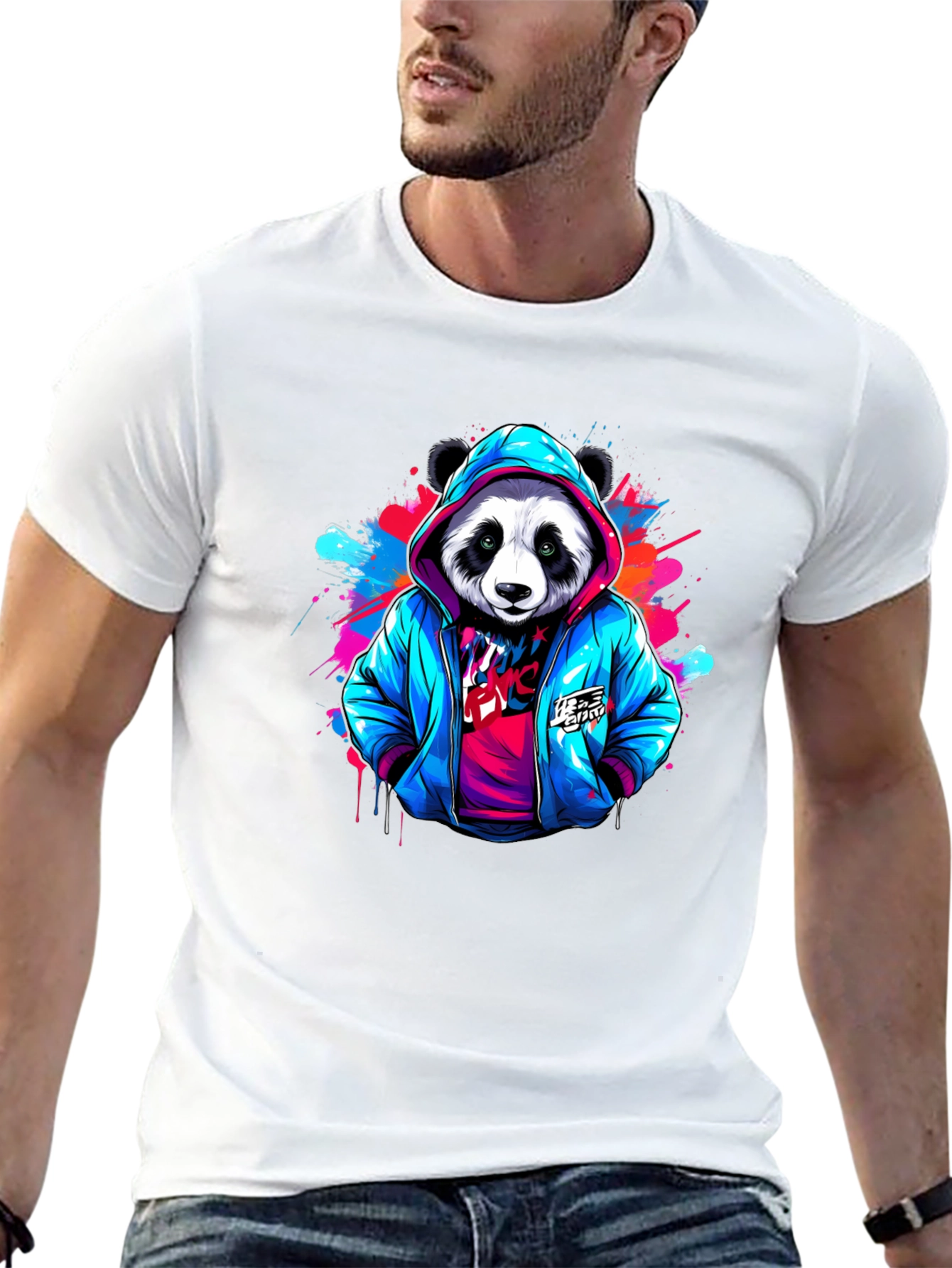 Cool Panda Graphic Tee - Streetwear Style