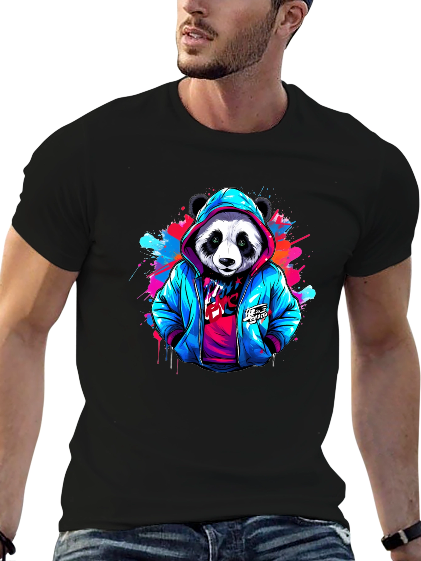 Cool Panda Graphic Tee - Streetwear Style