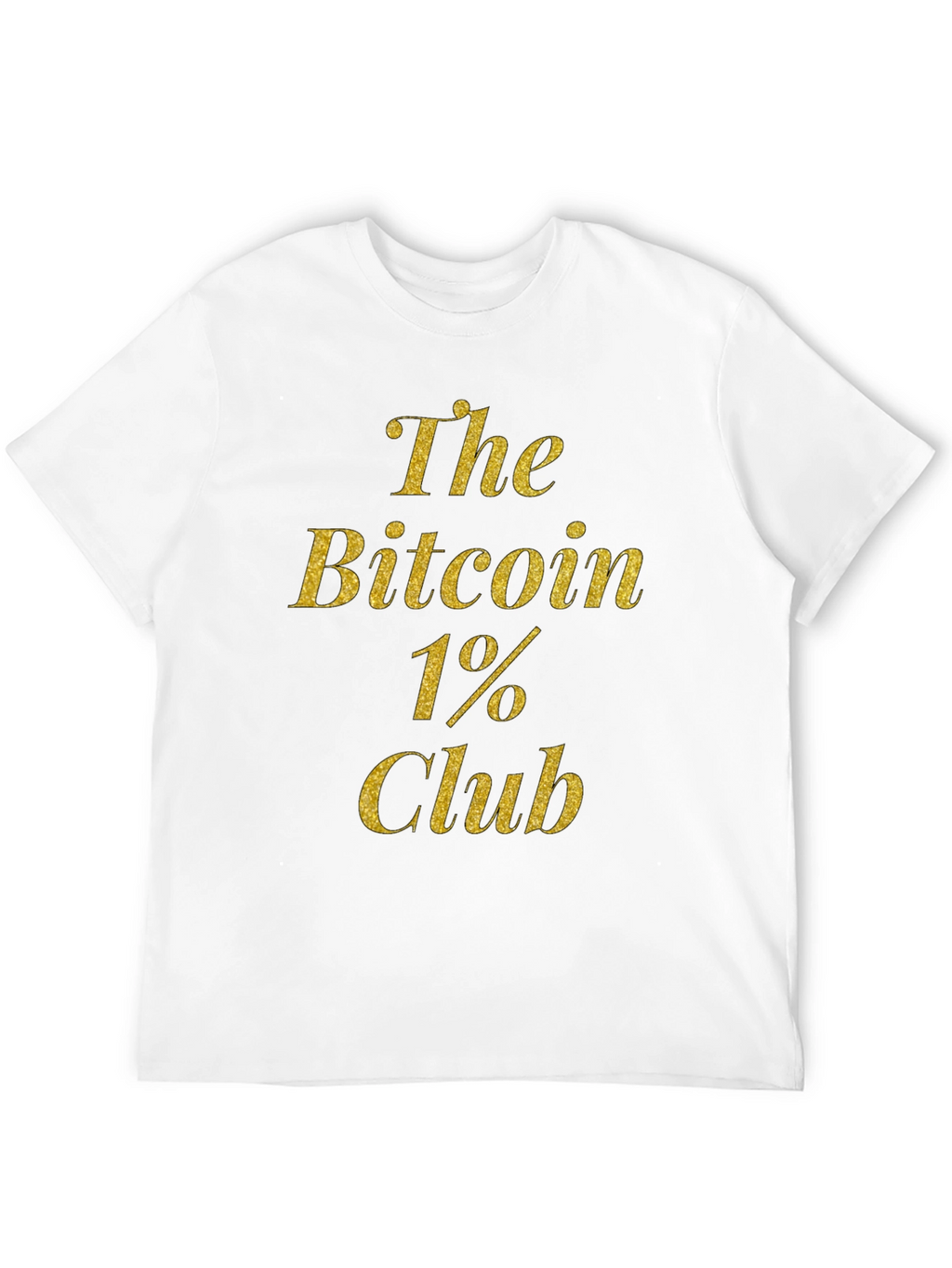 Bitcoin 1% Club Black T-Shirt