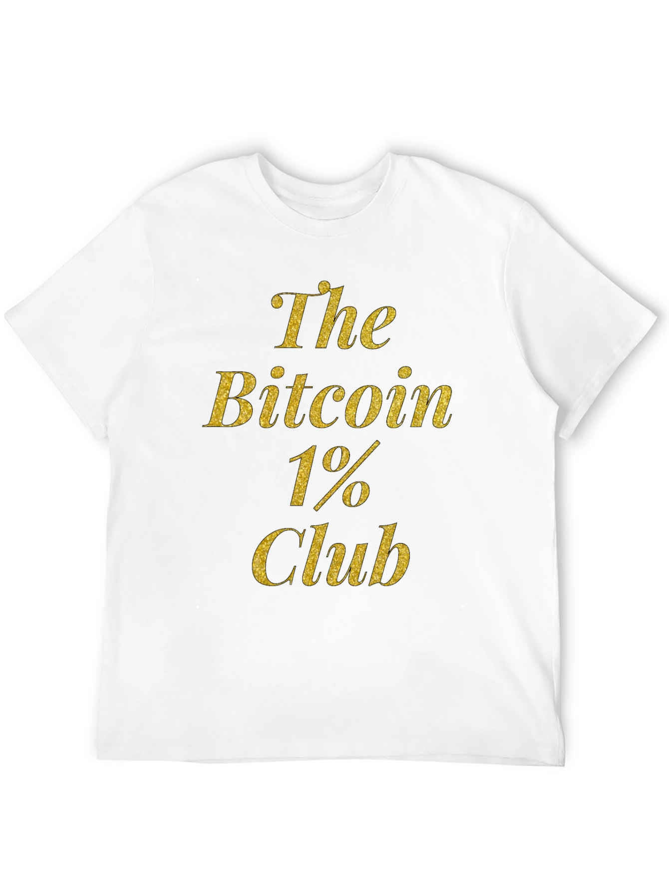 Bitcoin 1% Club Black T-Shirt