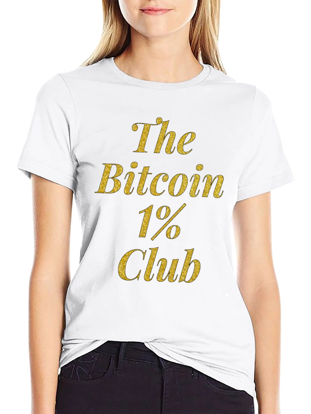 Bitcoin 1% Club Black T-Shirt