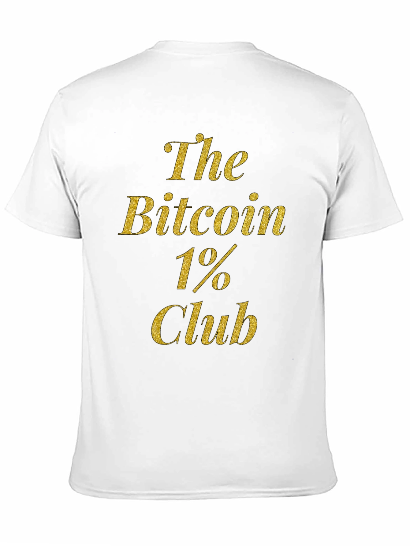 Bitcoin 1% Club Black T-Shirt