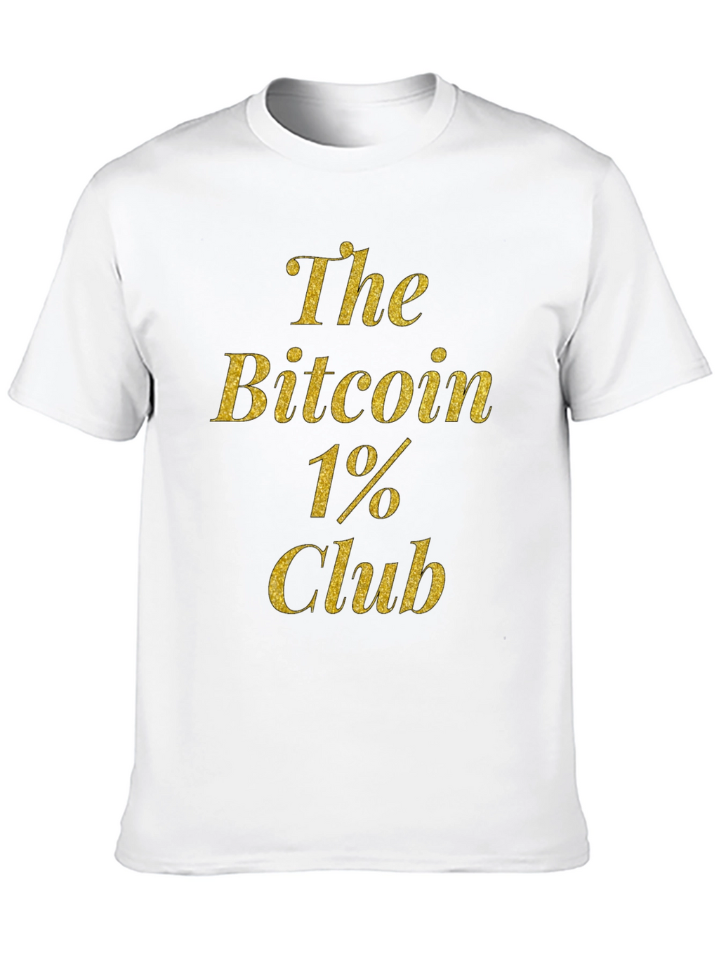 Bitcoin 1% Club Black T-Shirt