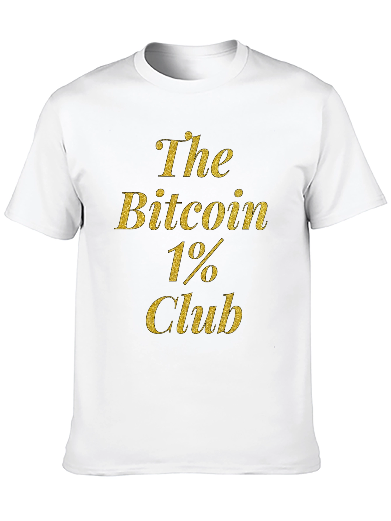 Bitcoin 1% Club Black T-Shirt