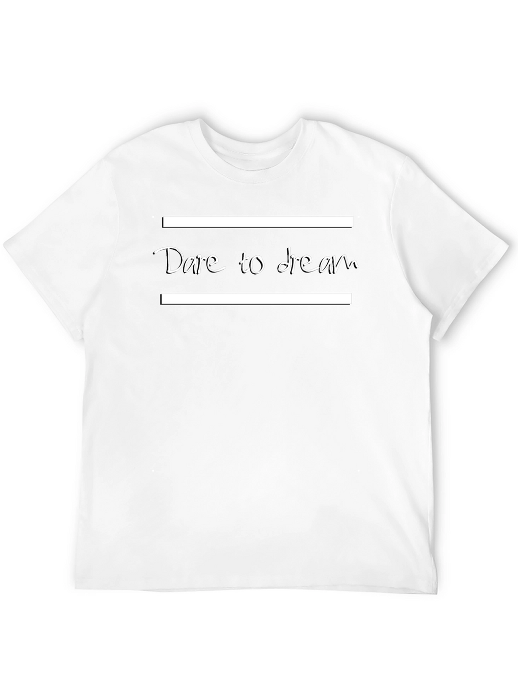 Dare to Dream Graphic Tee - Stylish Black T-Shirt