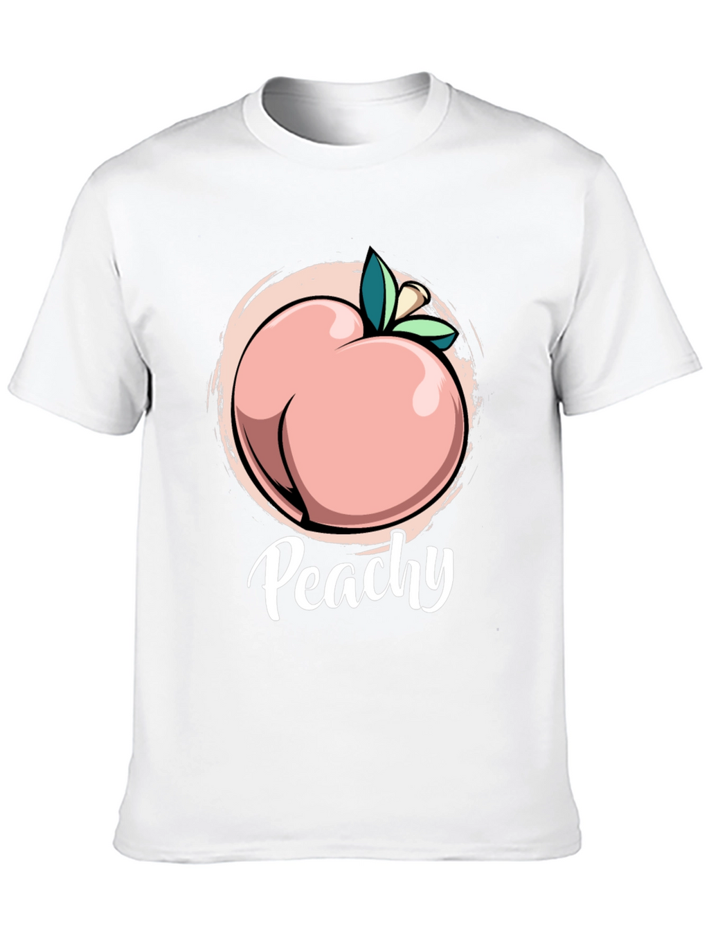 Peachy T-Shirt - Funny Fruit Pun Tee