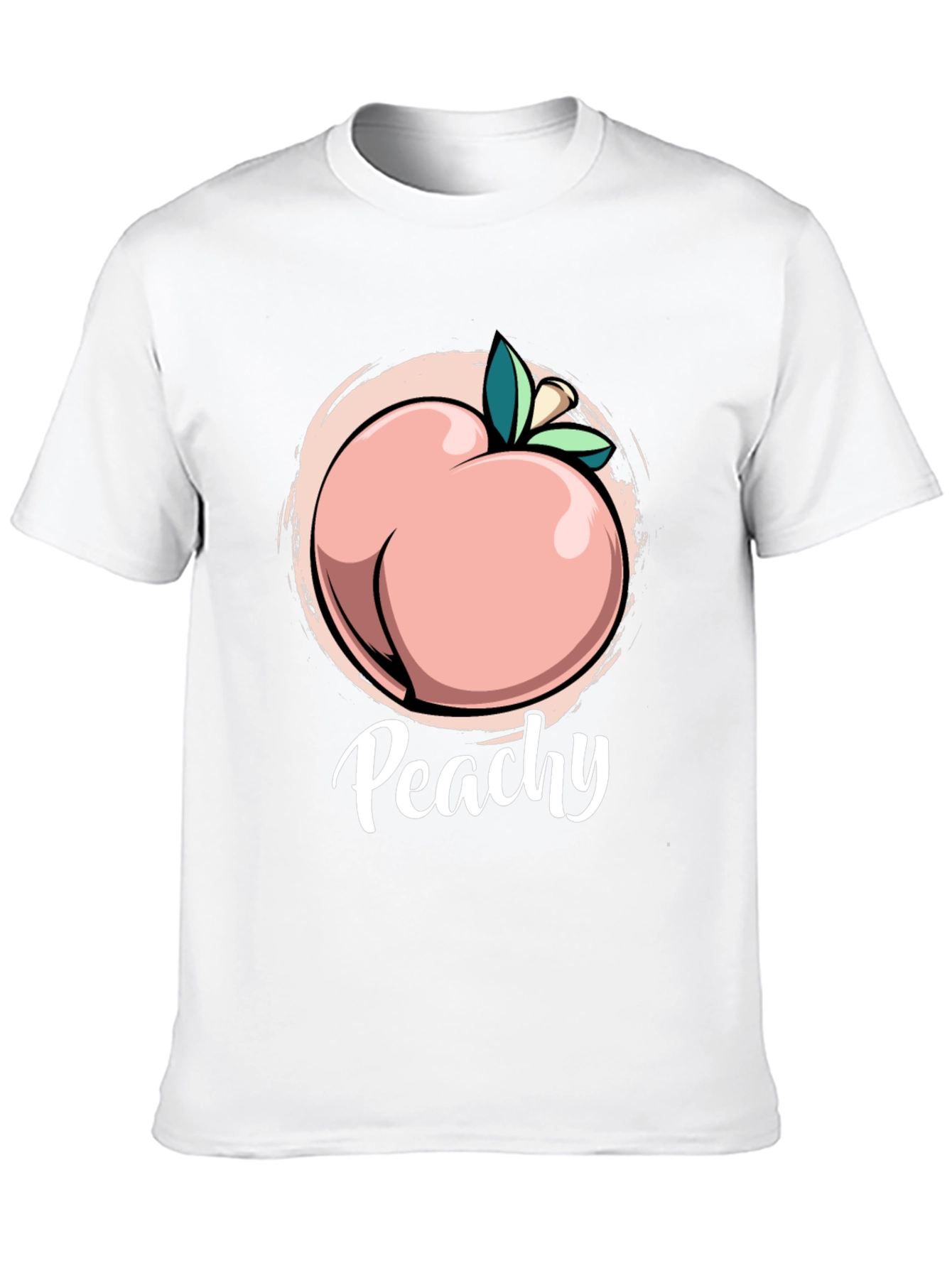 Peachy T-Shirt - Funny Fruit Pun Tee
