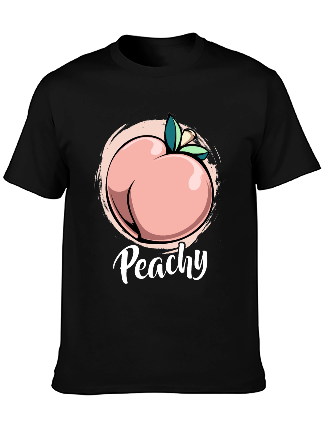 Peachy T-Shirt - Funny Fruit Pun Tee