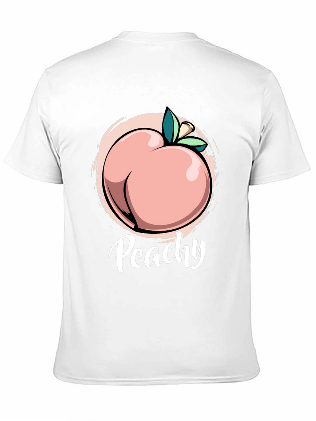 Peachy T-Shirt - Funny Fruit Pun Tee