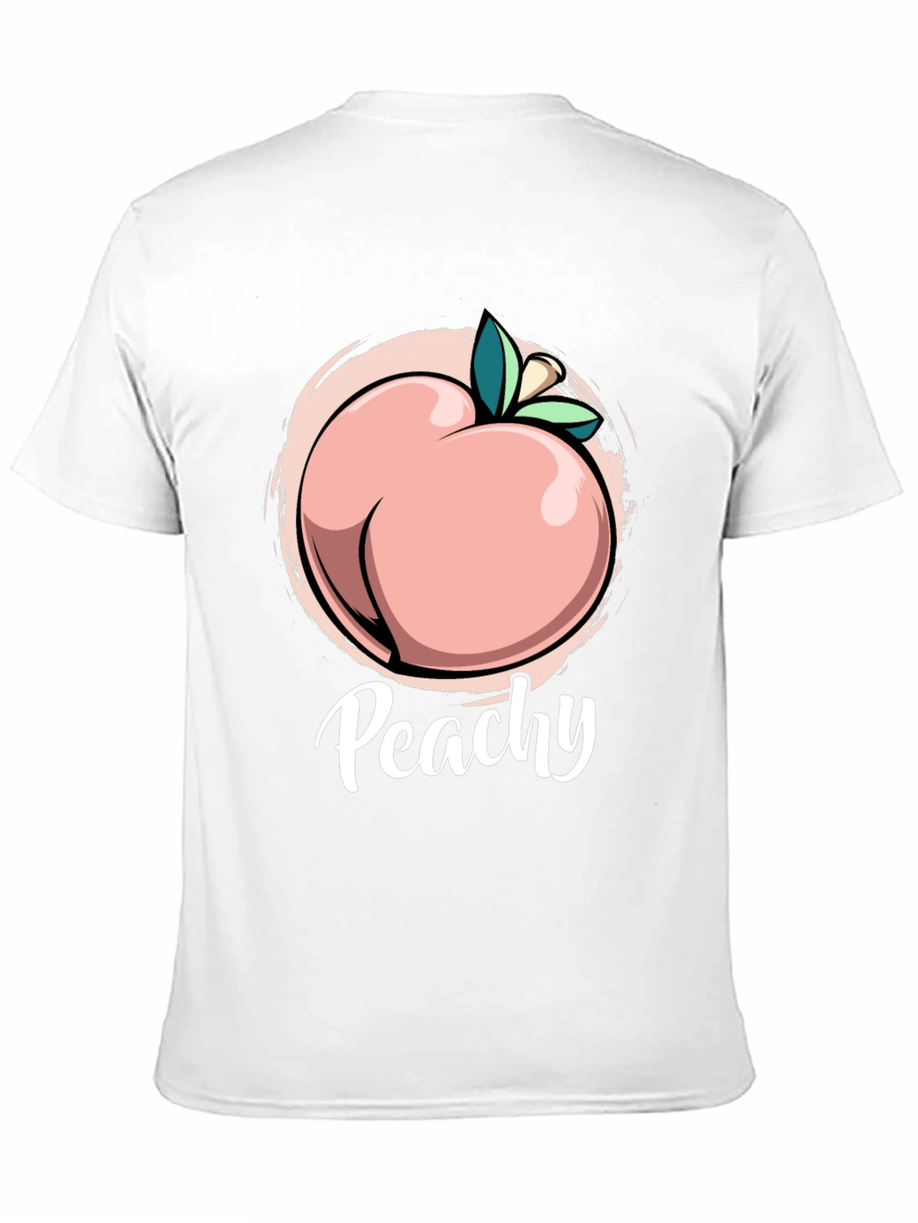 Peachy T-Shirt - Funny Fruit Pun Tee