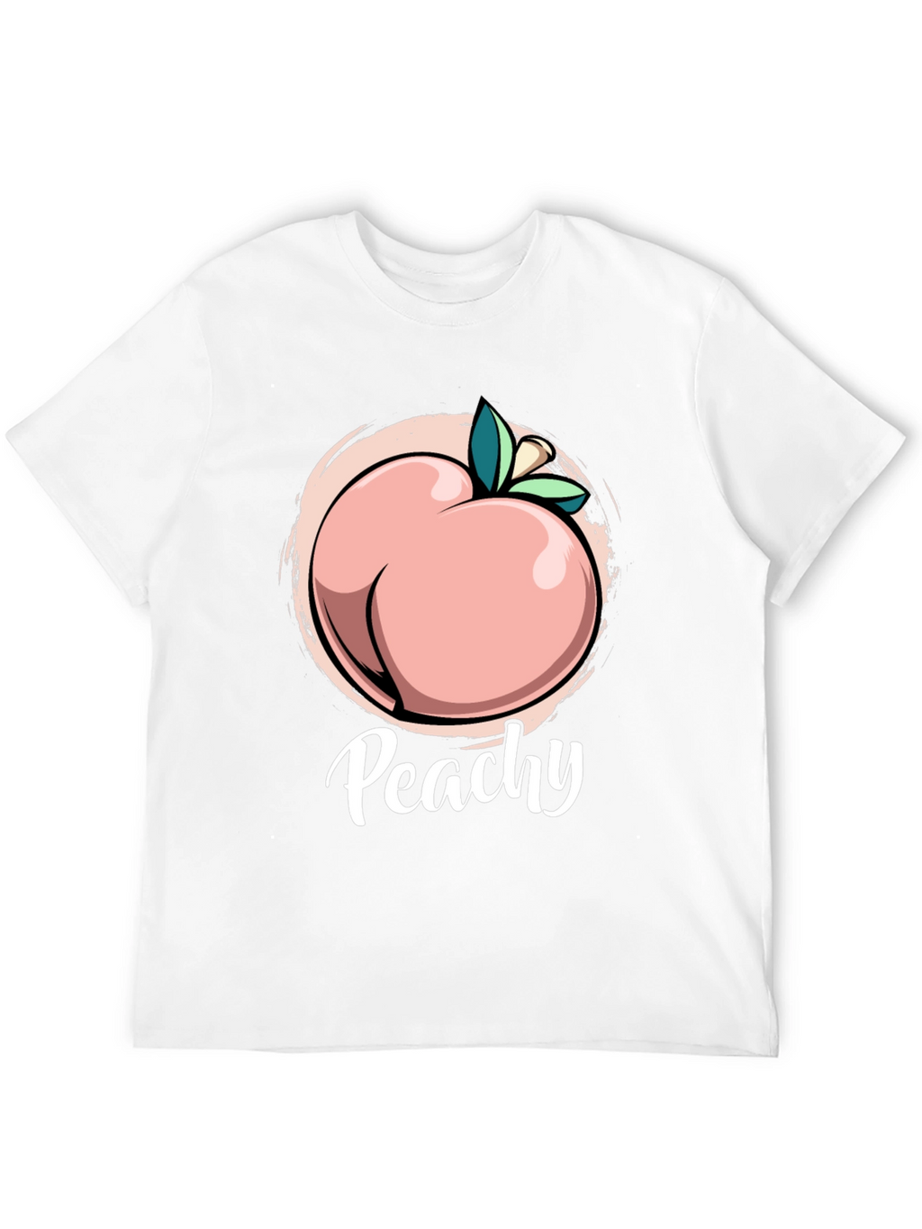 Peachy T-Shirt - Funny Fruit Pun Tee