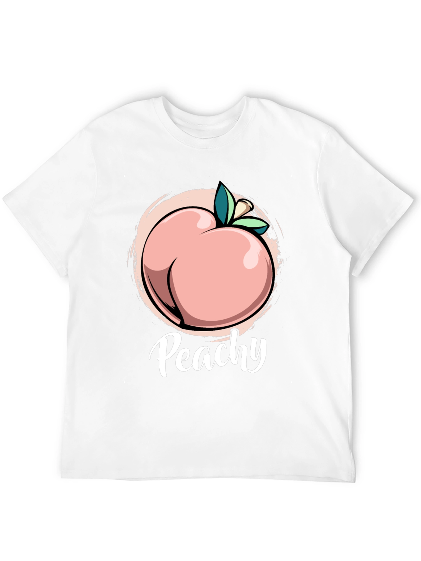 Peachy T-Shirt - Funny Fruit Pun Tee