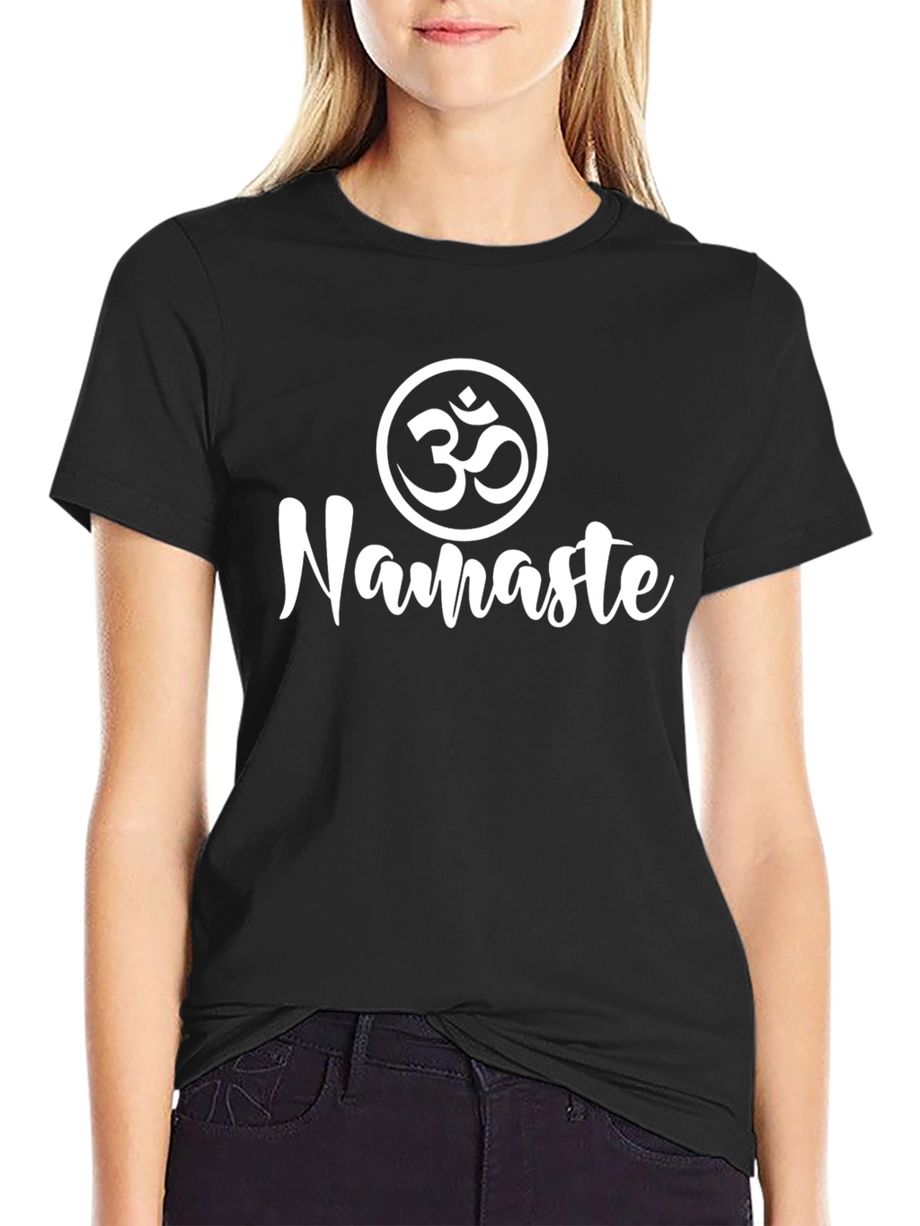Namaste Graphic T-Shirt - Yoga Inspired Design